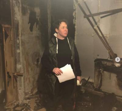 Выборгским учителям собрали средства на ремонт выгоревшей квартиры
