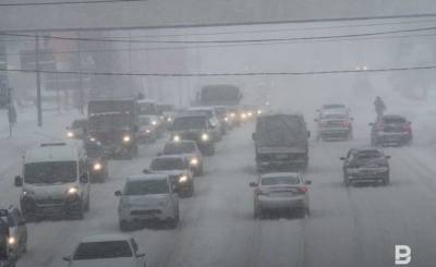 МЧС предупредило татарстанцев о сильном снеге, метели и снежных заносах