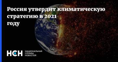 Россия утвердит климатическую стратегию в 2021 году