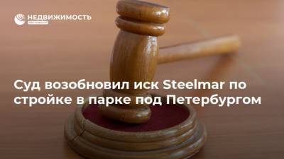 Суд возобновил иск Steelmar по стройке в парке под Петербургом