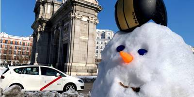 Аномальные снегопады в Испании: власти Мадрида оценили ущерб и призвали объявить город зоной катастрофического бедствия