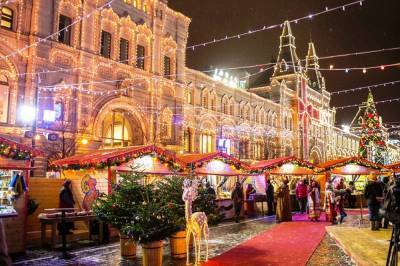 Большую часть гостей Москвы в новогодние праздники составили петербуржцы