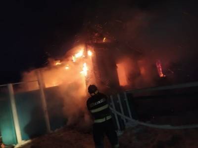 В селе Кирюшкино сгорел частный дом