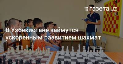 В Узбекистане займутся ускоренным развитием шахмат