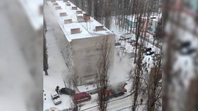 В Воронеже потушили пожар в пятиэтажке