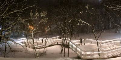 Наконец-то и в Киеве. «Арктическое» похолодание принесло снег в столицу — фоторепортаж