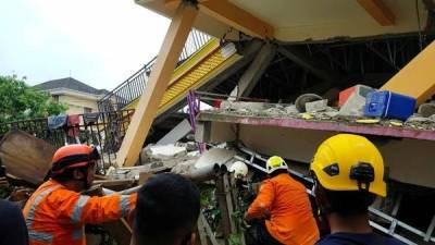 В Индонезии ночью произошло землетрясение, погибли 34 человека