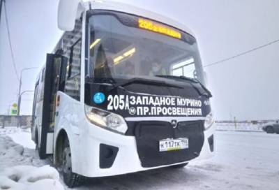 В Мурино автобусы №205 и №205А поменяли маршруты