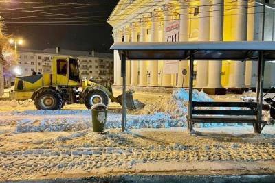В ночь на 15 января с улиц Рязани вывезли пять тысяч кубометров снега