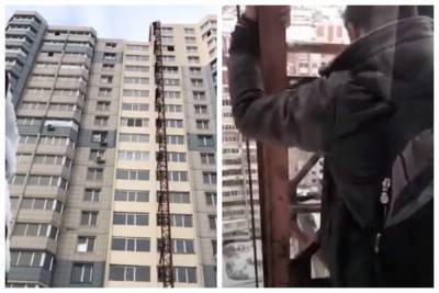 Молодой парень захотел сделать последний шаг под Одессой, видео: "Поднялся на 22-й этаж"