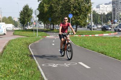 11 километров велодорожек появится в Петербурге в 2021 году