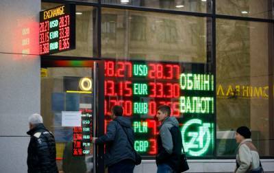 Украинский бизнес ожидает роста курса доллара почти до 30 гривен