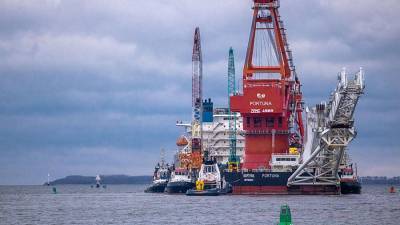 Строительство «Северного потока – 2» в водах Дании планируется завершить в мае