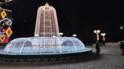 В Сыктывкаре отремонтировали светящийся фонтан