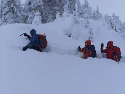 Карпаты в снегу: Спасатели два дня не могут найти пропавшего туриста