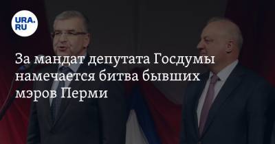 За мандат депутата Госдумы намечается битва бывших мэров Перми