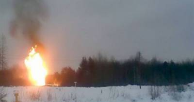 Под Луганском взорвался газопровод высокого давления: опубликованы фото масштабного пожара