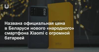 Названа официальная цена в Беларуси нового «народного» смартфона Xiaomi с огромной батареей