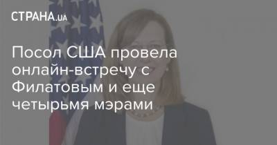 Посол США провела онлайн-встречу с Филатовым и еще четырьмя мэрами