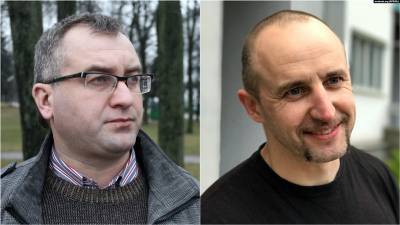 «Дома, но под подпиской». Андрея Янушкевича и Алеся Евдахо отпустили из ДФР после допроса