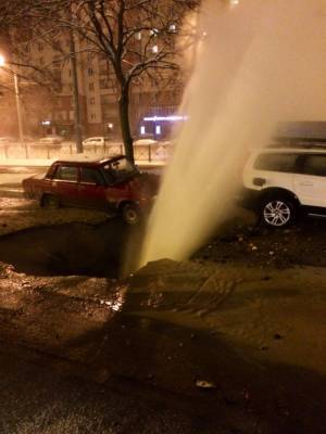 ЖК Green Park в Москве залило кипятком из-за лопнувших труб
