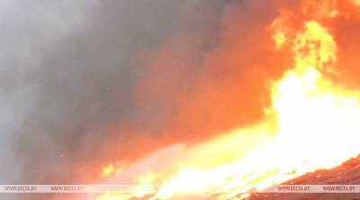 Здание мастерских сельхозпредприятия горело в Столинском районе