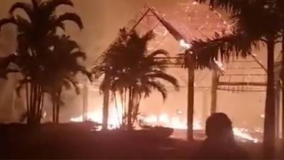 На Занзибаре сгорел пятизвездочный отель