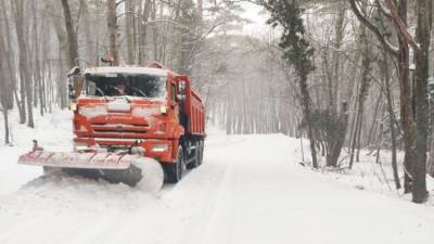 Дорогу на Ай-Петри закрыли из-за снежного циклона