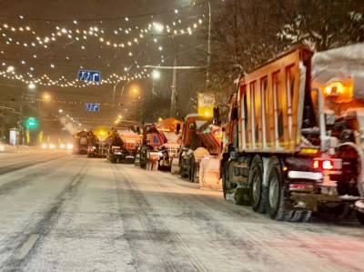 За ночь с улиц Рязани вывезли 5000 кубометров снега