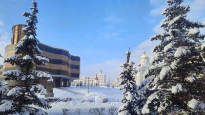 Почти полторы тысячи человек откапывают Саранск после снегопада
