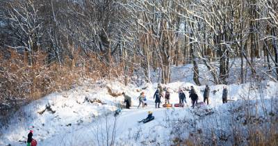 Где калининградцы катаются на снежных горках: фото