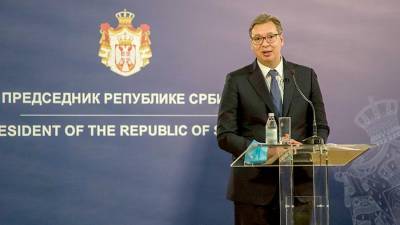 Вучич анонсировал поступление в Сербию вакцины «Спутник V»