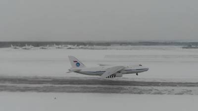 Одновременный полёт шести самолётов Ан-124-100 «Руслан» — видео