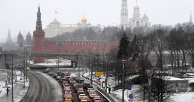 Пробки в Москве достигли 7 баллов в субботу днем