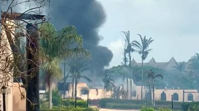Тушить сгоревшие отели приезжала проблемная пожарная машина