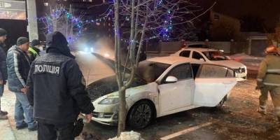 Депутат Полтавского горсовета обвинил мэра города Александра Мамая в поджоге автомобиля