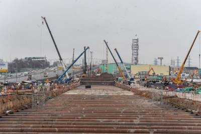 Погодные условия не влияют на строительство ж/д объектов Московского транспортного узла