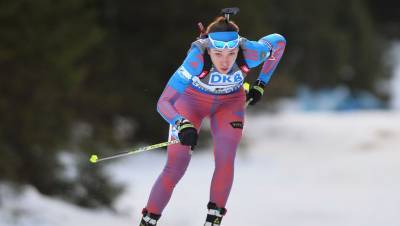 Женская сборная России по биатлону заняла 4-е место на этапе КМ