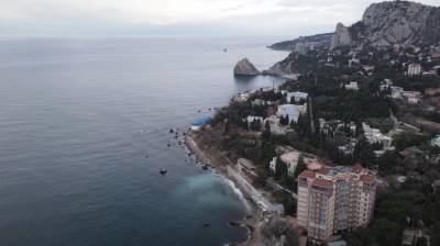 Жители Крыма в соцсетях отметили преображение пляжа в Симеизе