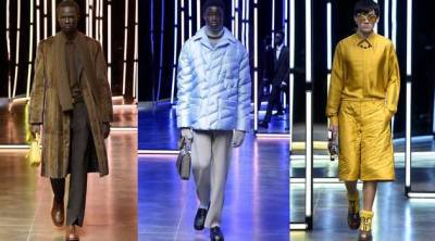 Новая норма: норковые шубы, стеганые шорты и куртки-одеяла в мужской коллекции Fendi