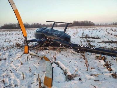 В Киевской области разбился вертолет