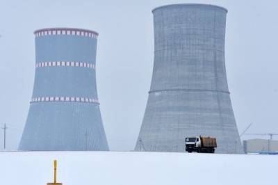 На белорусской АЭС остановили первый энергоблок