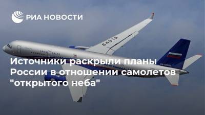 Источники раскрыли планы России в отношении самолетов "открытого неба"