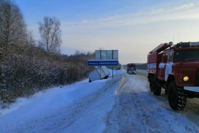 Тройное ДТП на границе Костромской и Ивановской областей: есть пострадавшие
