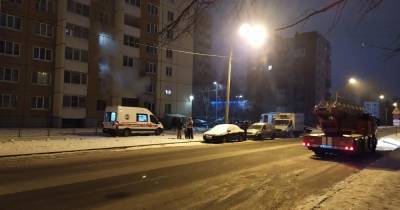 Мужчина пострадал при пожаре в квартире в Петербурге