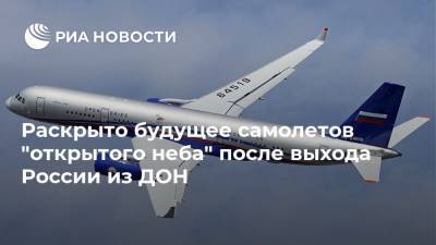 Раскрыто будущее самолетов "открытого неба" после выхода России из ДОН