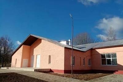 Через 70 лет в Смоленской области обновлен Васинский дом культуры