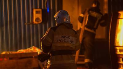 Пожар охватил цех металлургического комбината в Магнитогорске