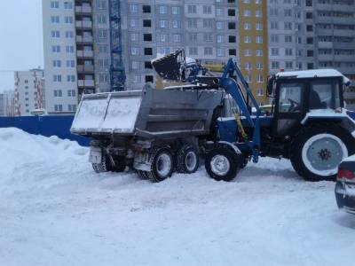 Снег в Ульяновске вывозят днем и ночь. Морозову доложили о том, как работают коммунальщики