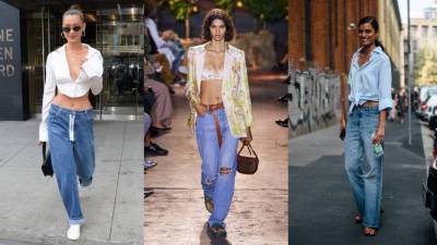 Streetstyle: как носить джинсы с низкой посадкой в этом сезоне